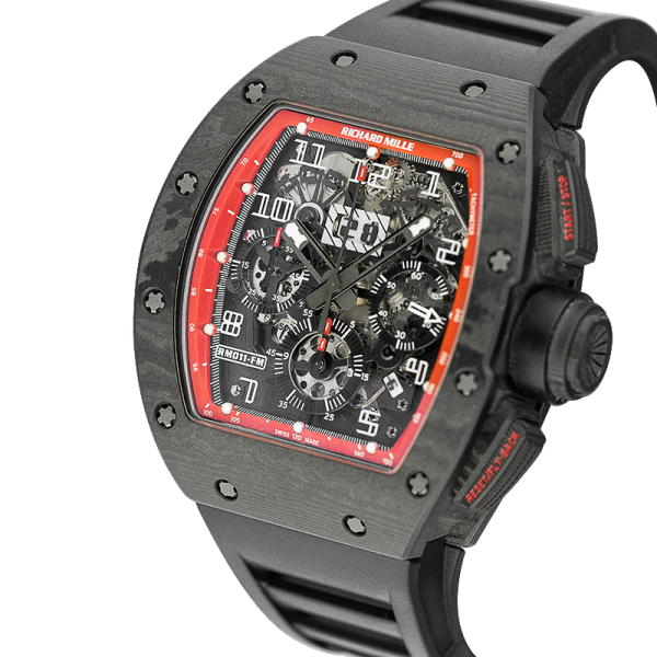 Richard Mille Replica Watch 511.72BJ.91-1 RM 011 NTPT Carbon Black Night